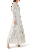Chandelier Sequin Gown
